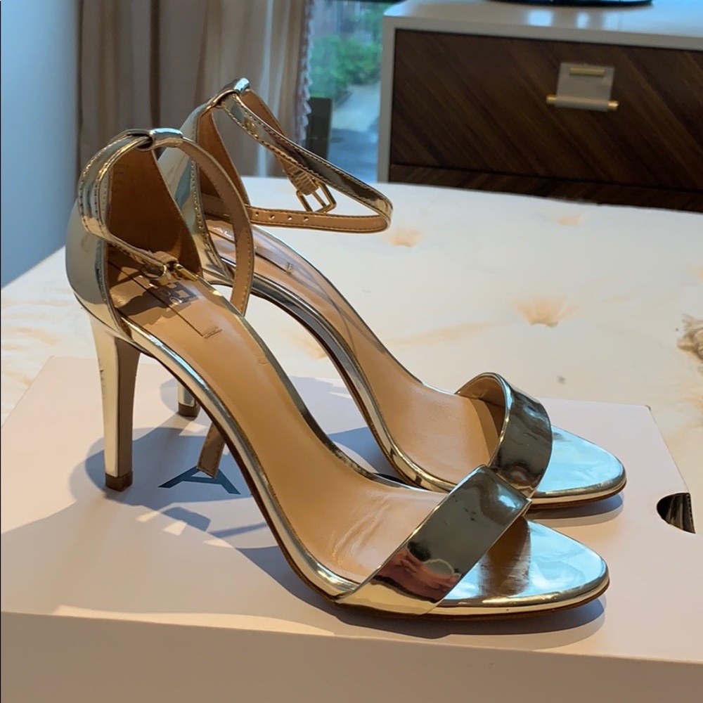 Aldo gold strappy sandal